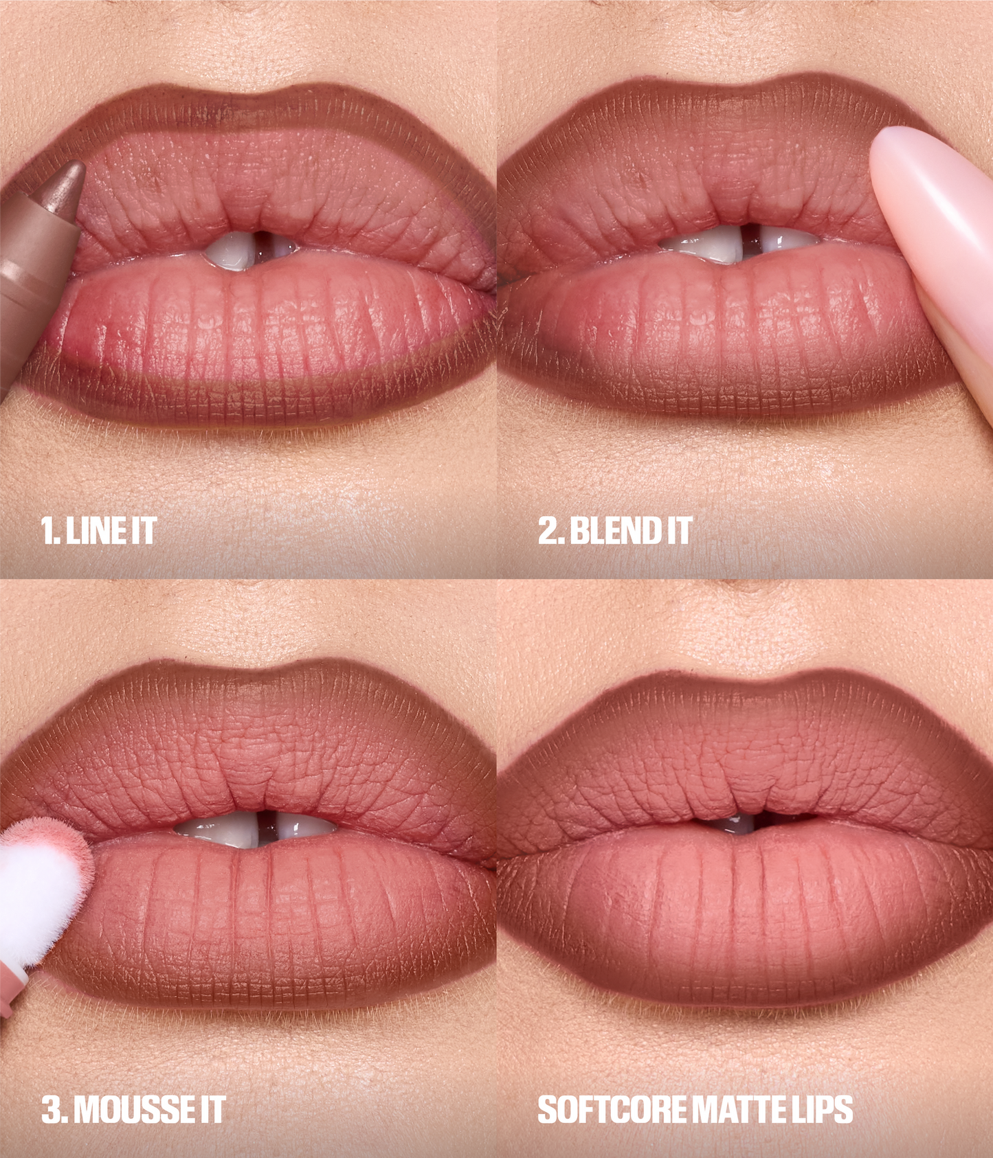 WARM BROWN LIP DUO - US 3356