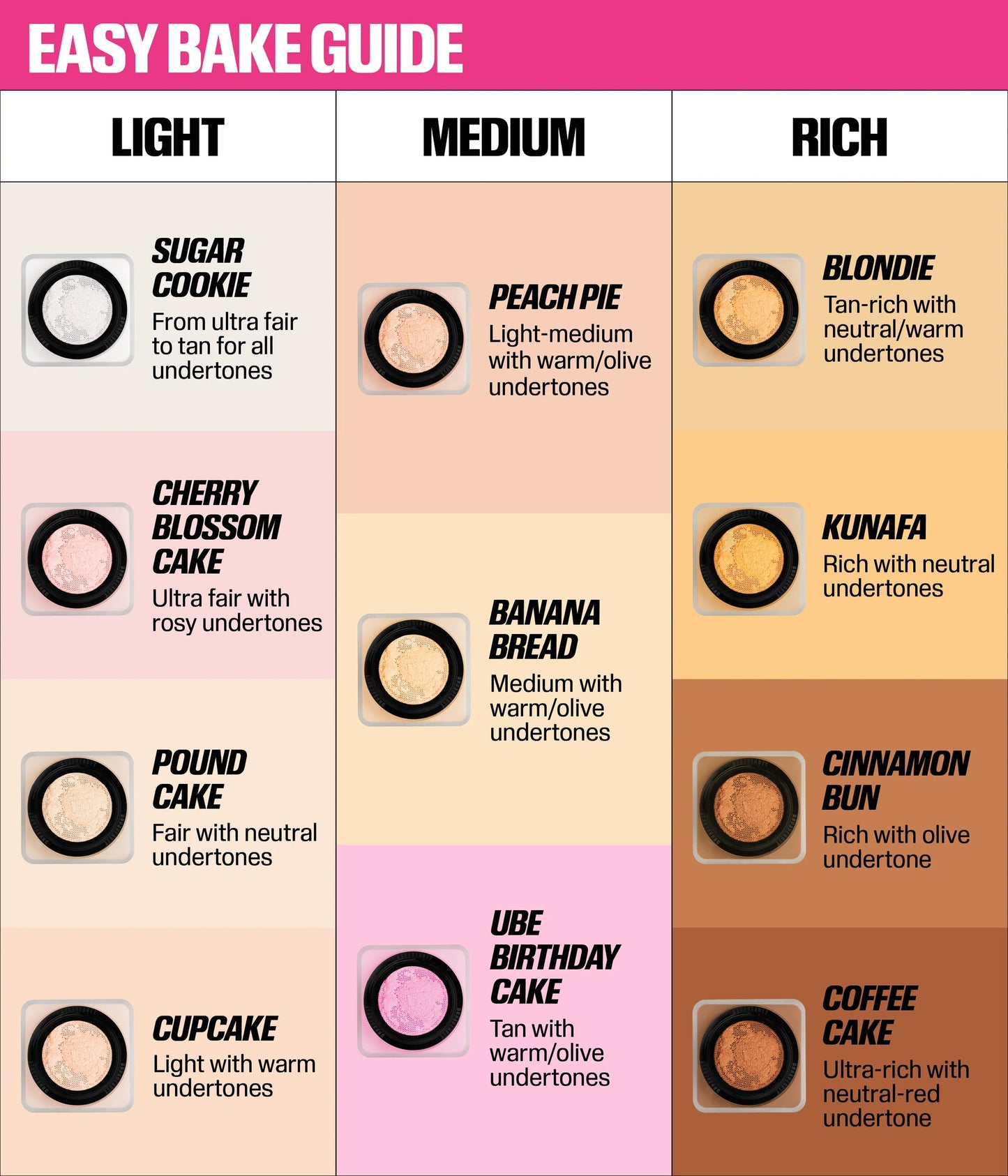 EASY BAKE LOOSE BAKING & SETTING POWDER - US 0715