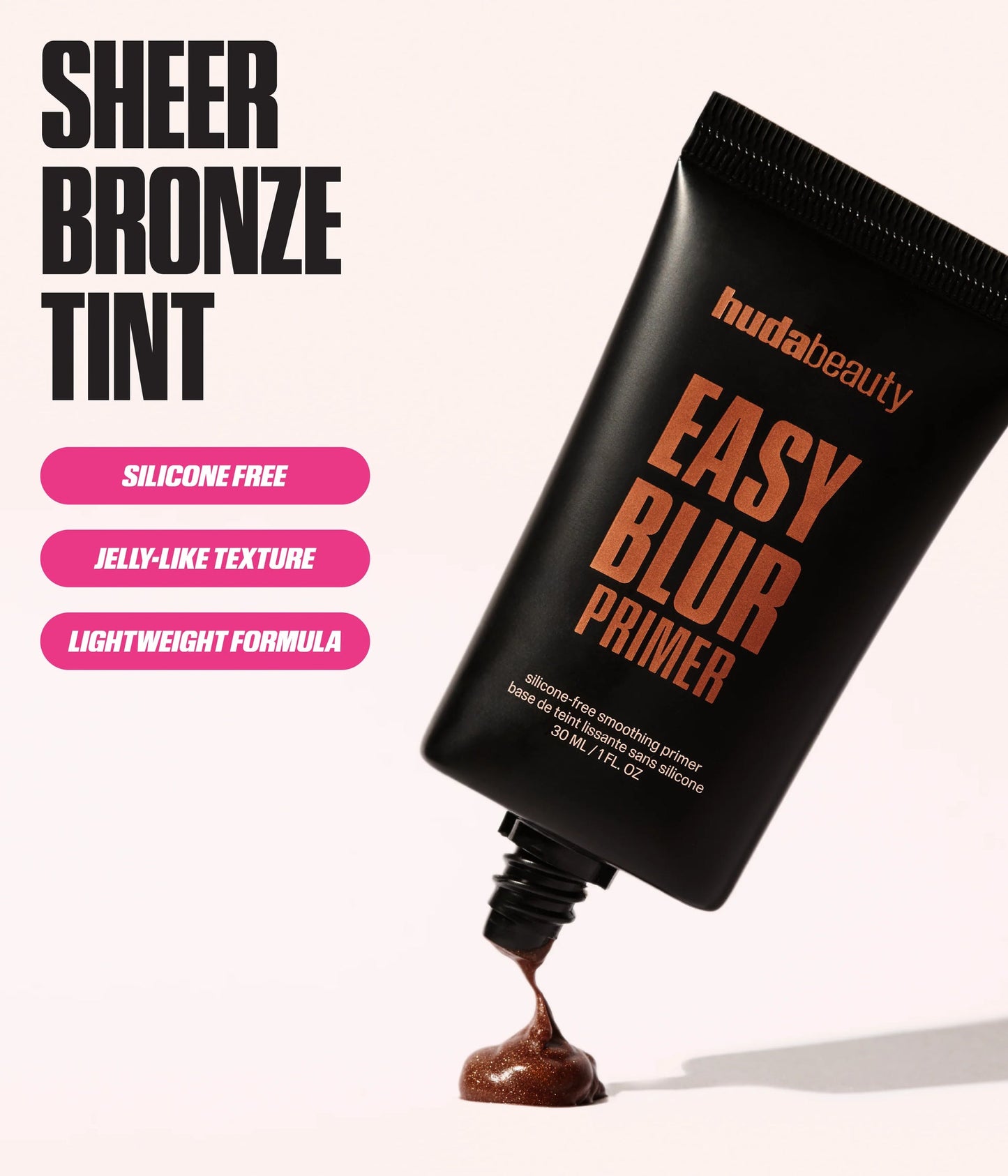 MINI EASY BLUR SILICONE-FREE SMOOTHING PRIMER BRONZE FUDGE - US 3333